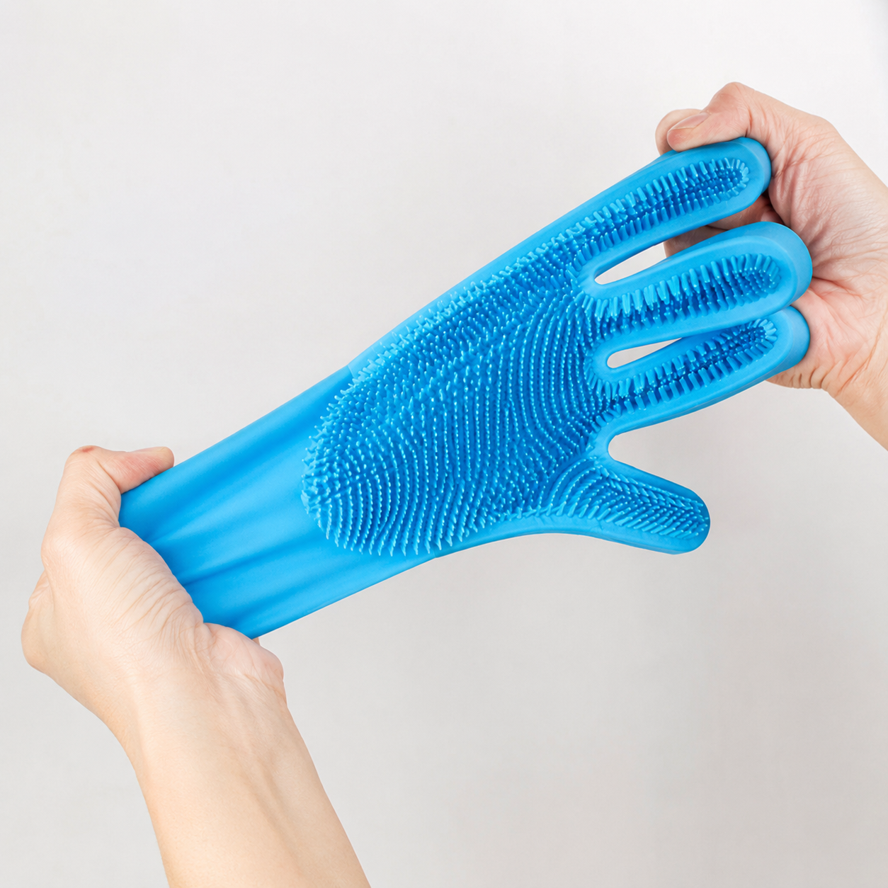 Silicone Pet Grooming Gloves for Bathing Cleaning Use