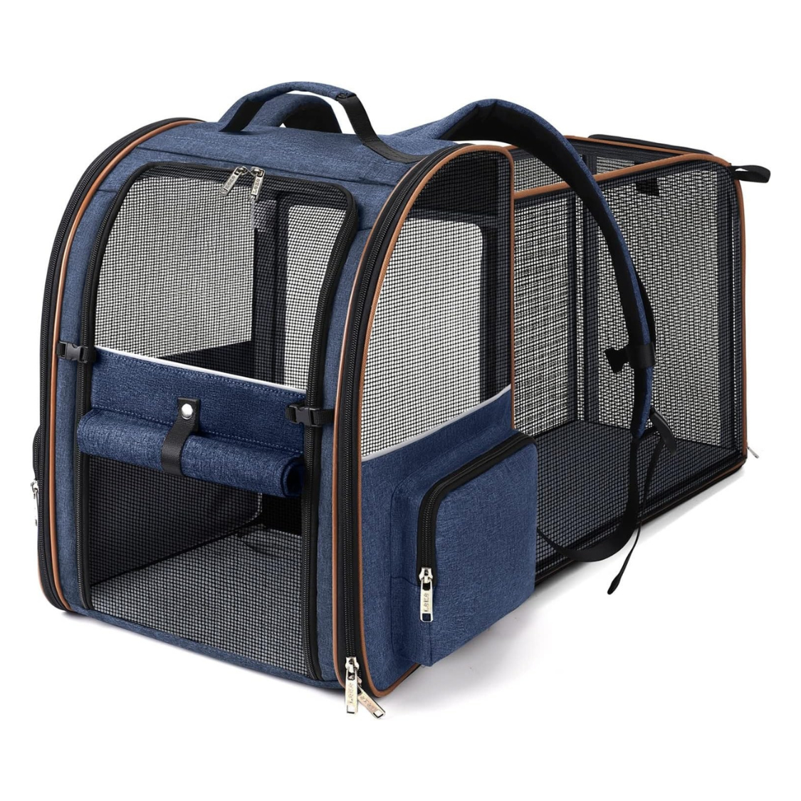 Expandable Pet Carrier Backpack with Sun Shade for Cats And Dogs