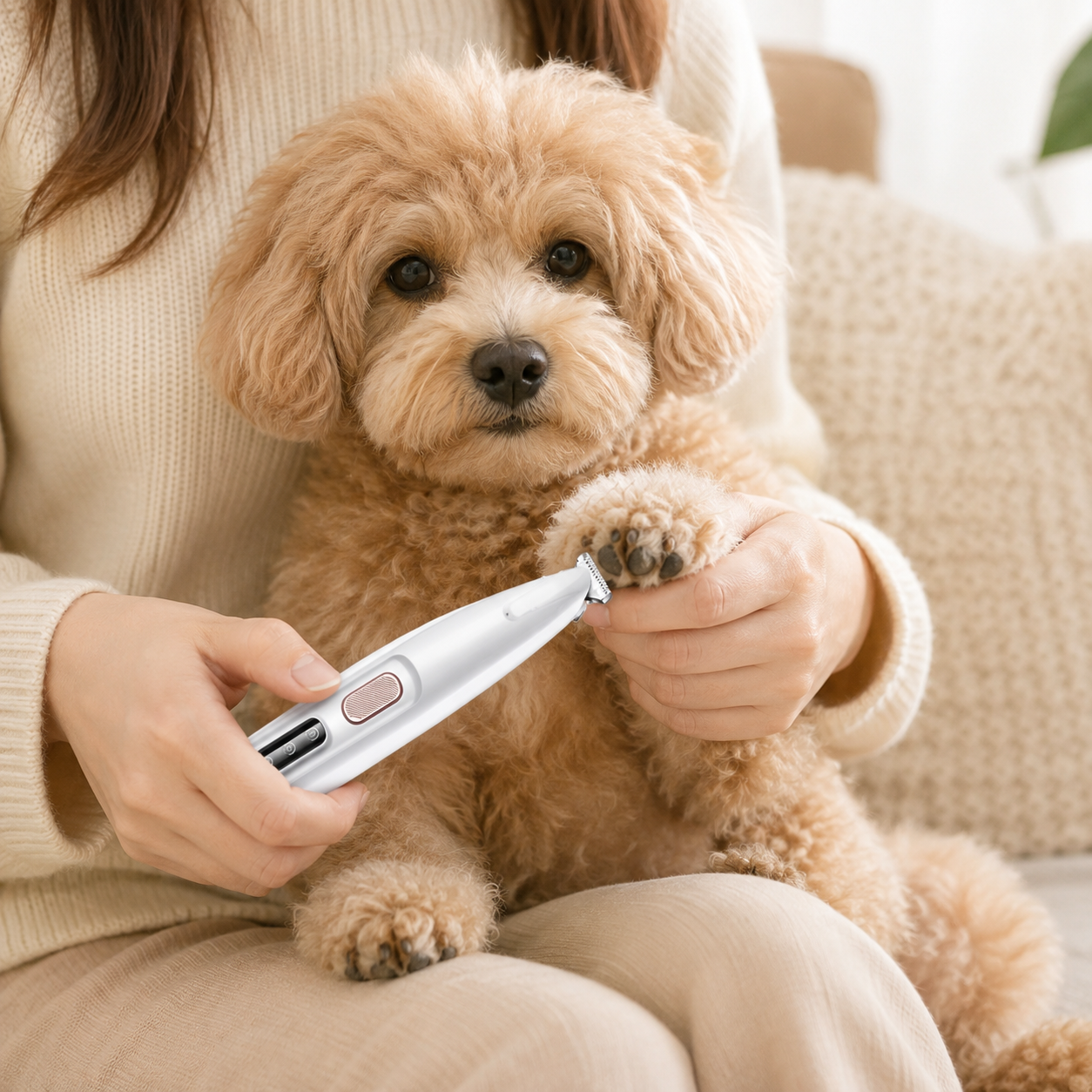 Low Noise USB Rechargeable Multifunctional Waterproof Trimmer For Pets
