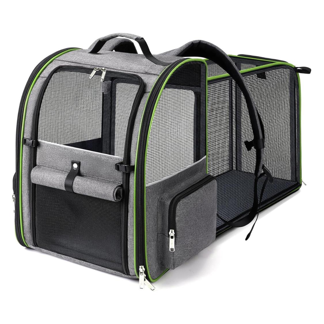 Expandable Pet Carrier Backpack with Sun Shade for Cats And Dogs