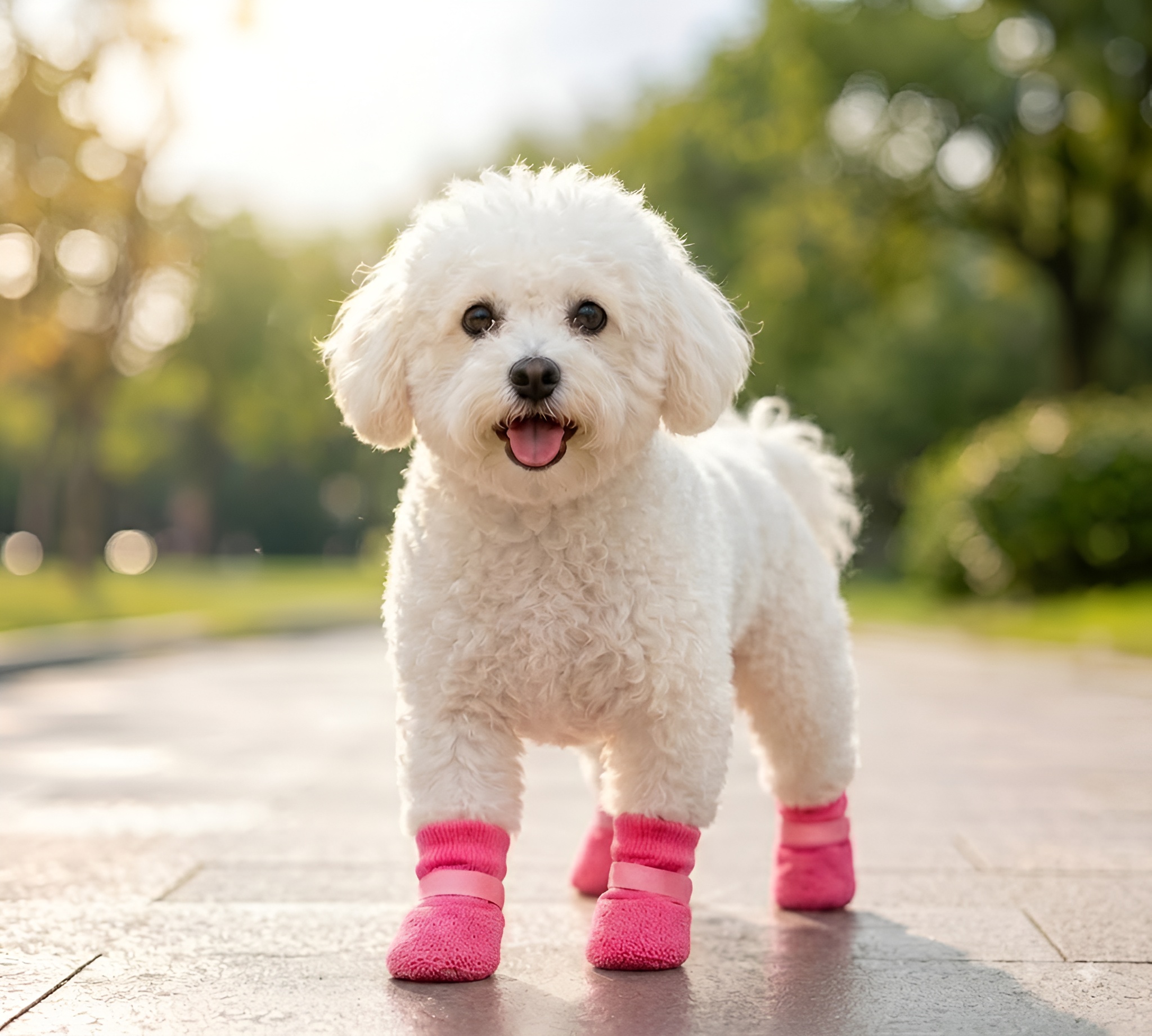 Pack Of 4 Waterproof Dog Rain Boots With Non Slip Sole For Pets
