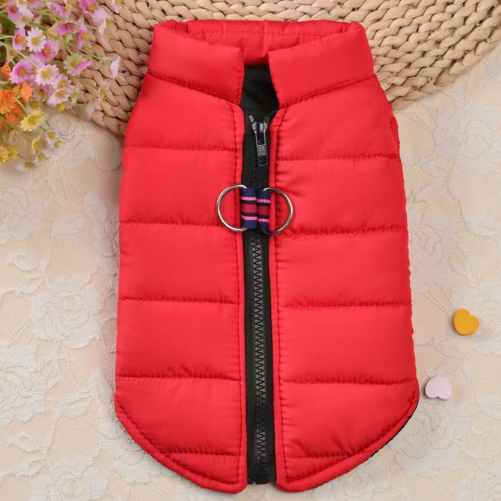 Warm Pet Vest For Cold Weather With Waterproof Design