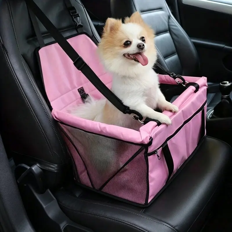 Portable Dog Carrier Bag With Safety Belt