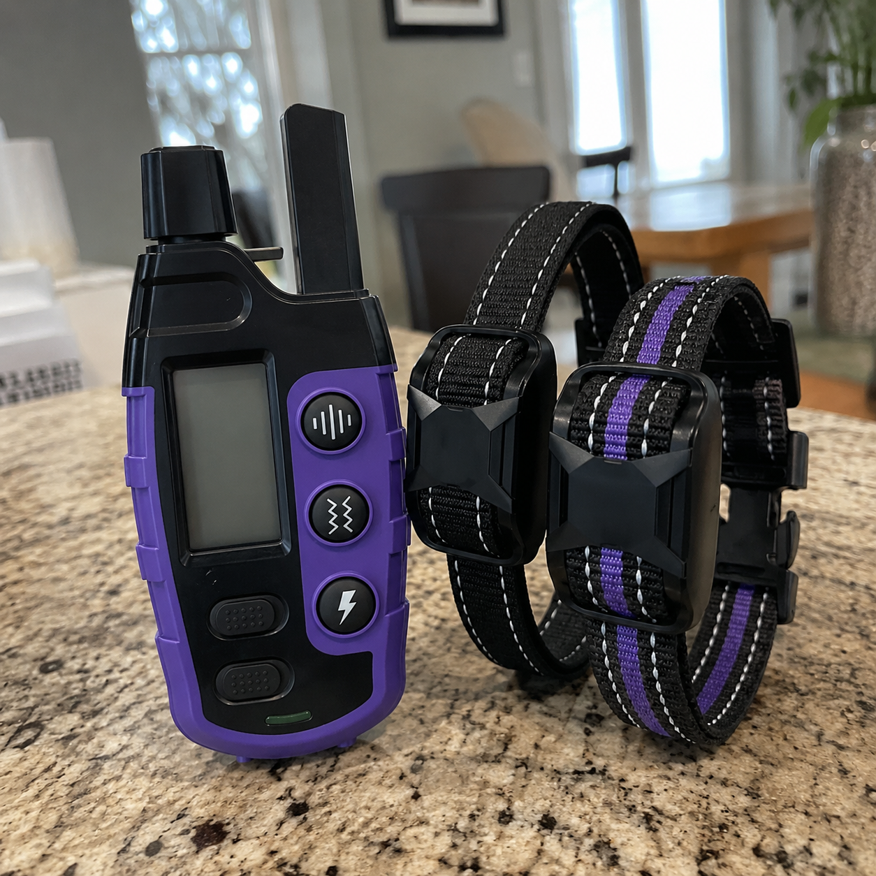 Rechargeable Remote Control Waterproof Dog Training Collar 