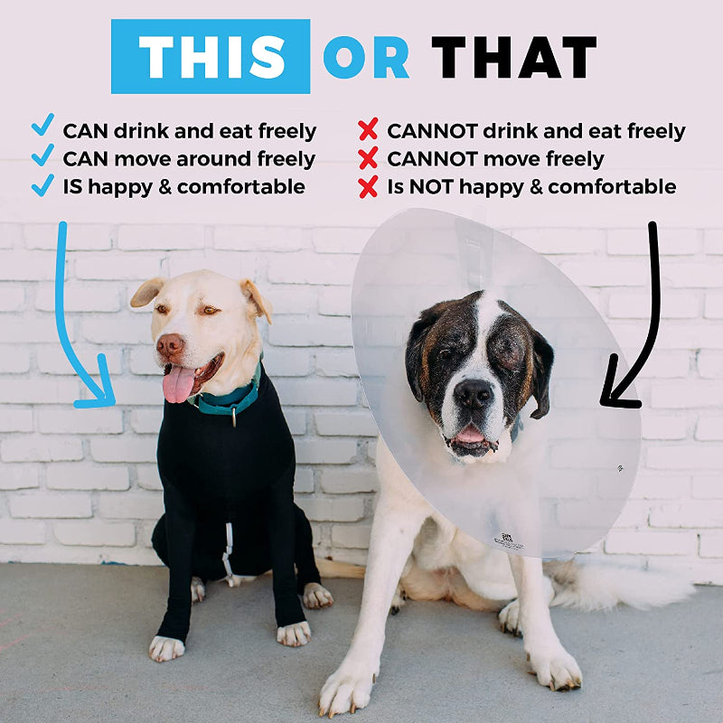 Bodysuit For Dogs Onesize Shedding Shirt-Paw Print Pad