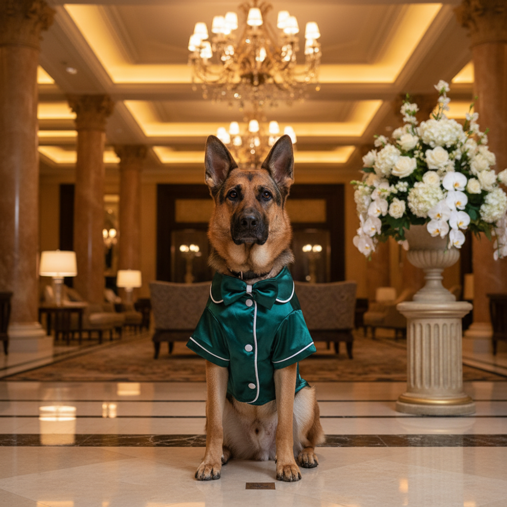 Glossy Pet Pajama Costume OutfitGlossy Pet Pajama Costume Outfit - Image 17