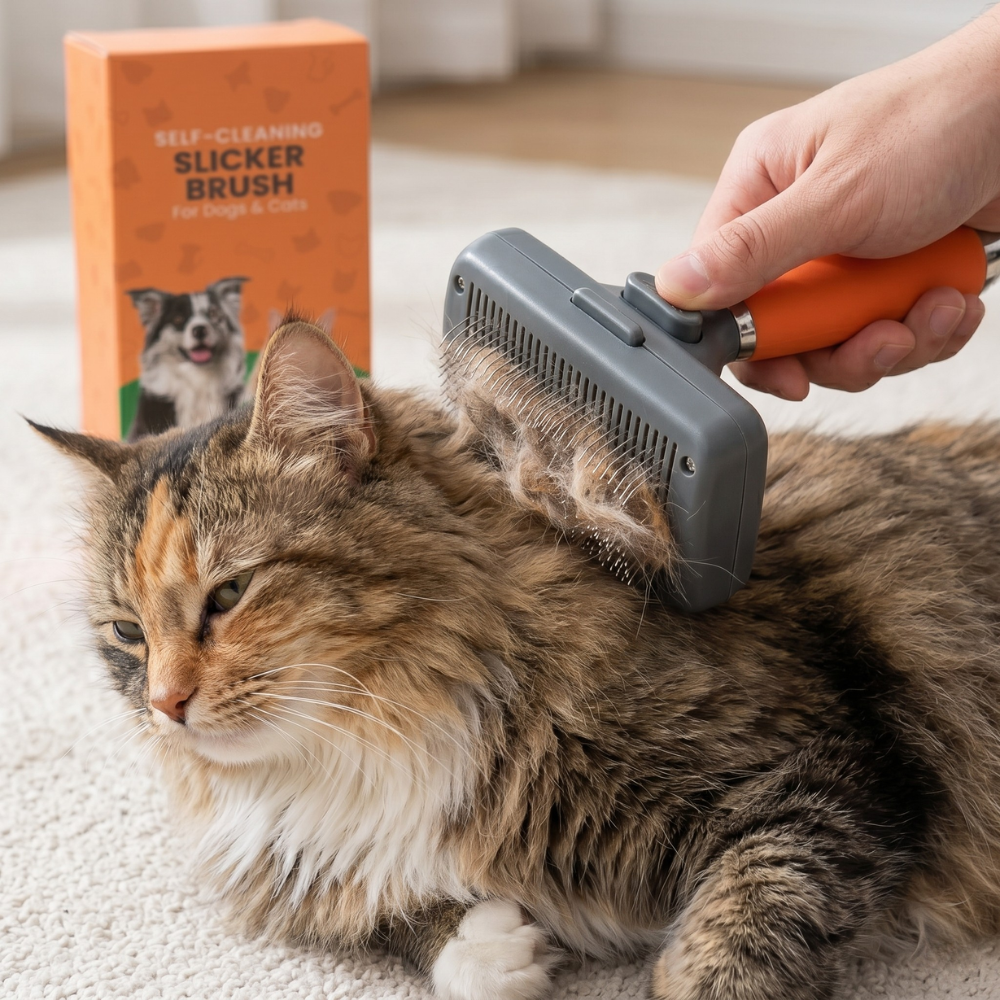 Pet Fur Grooming Rake Comb Tool
