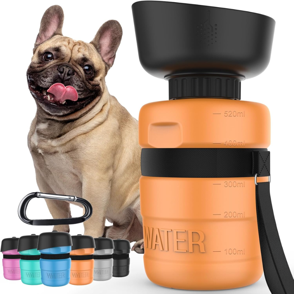 Portable Dog Water Bottle With Bowl And Leak Proof 