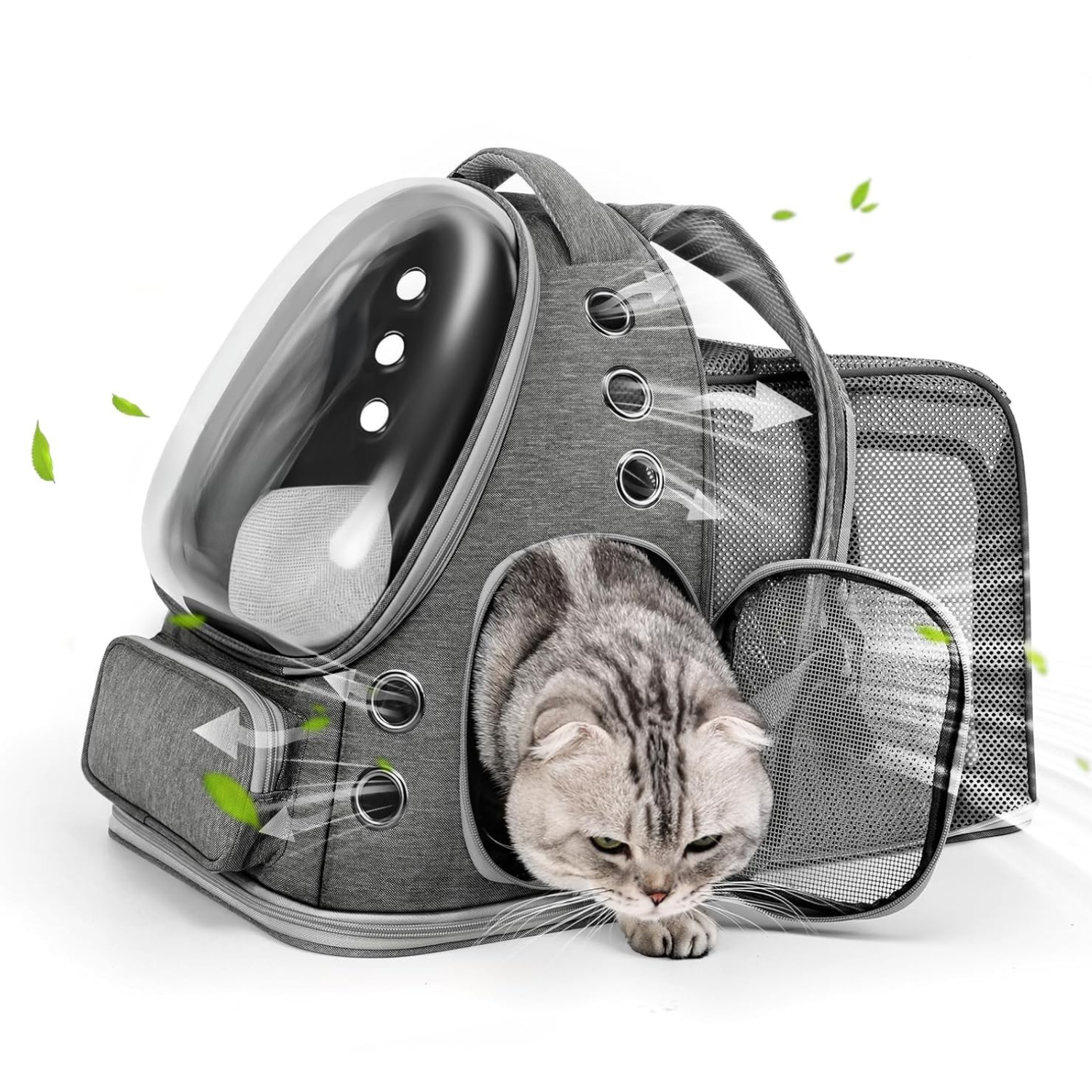 Airline Approved Expandable Bubble Travel Carrier Backpack for Cats And Dogs