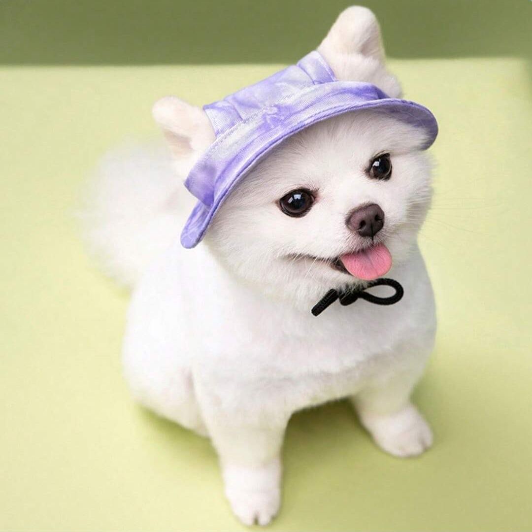 Adjustable Pet Bucket Hat With Wide Brim Design