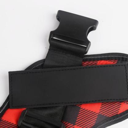 Custom No Pull Dog Harness With Name and Phone Number, Heavy Duty Personalized Pet Vest-Paw Print Pad