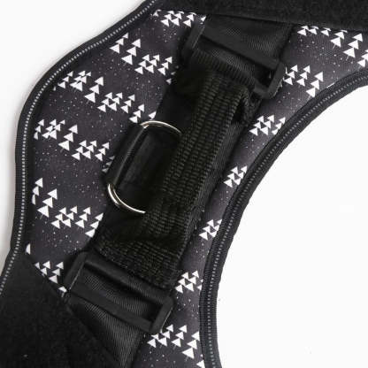 Custom No Pull Dog Harness With Name and Phone Number, Heavy Duty Personalized Pet Vest-Paw Print Pad