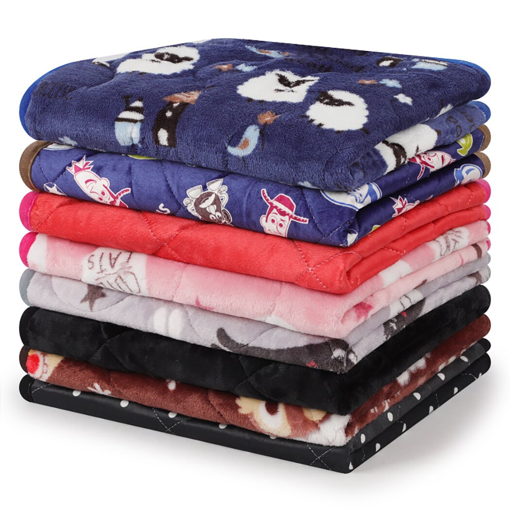 Velvet Blankets For Dogs-Paw Print Pad