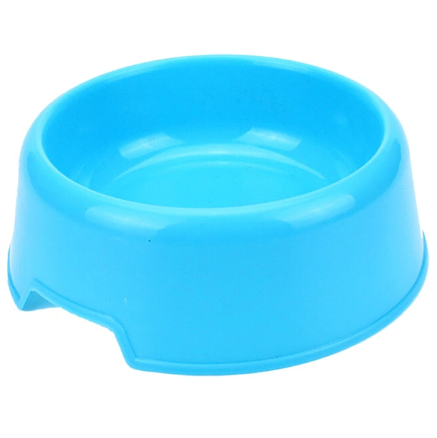 Plastic Food Bowl For Dog-Paw Print Pad