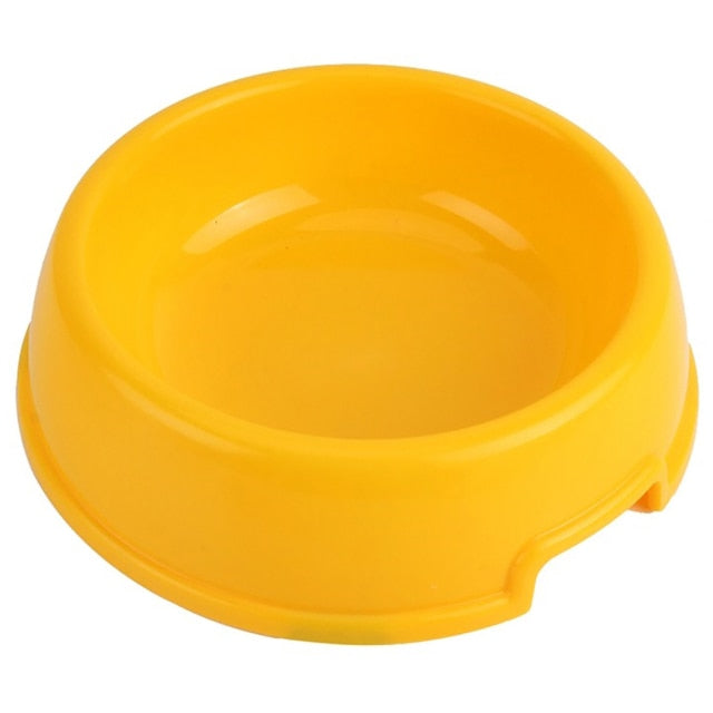 Plastic Food Bowl For Dog-Paw Print Pad