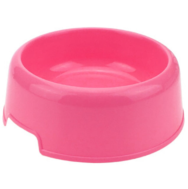 Plastic Food Bowl For Dog-Paw Print Pad