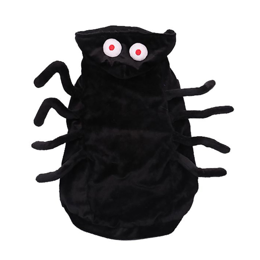 Halloween Dogs Spider Costume-Paw Print Pad