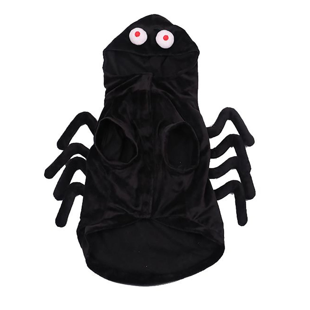 Halloween Dogs Spider Costume-Paw Print Pad