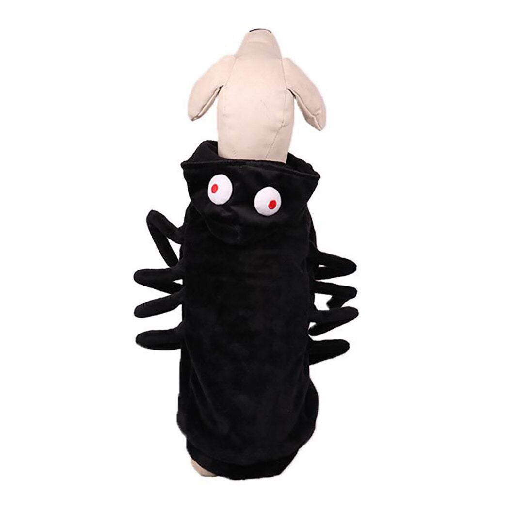 Halloween Dogs Spider Costume-Paw Print Pad
