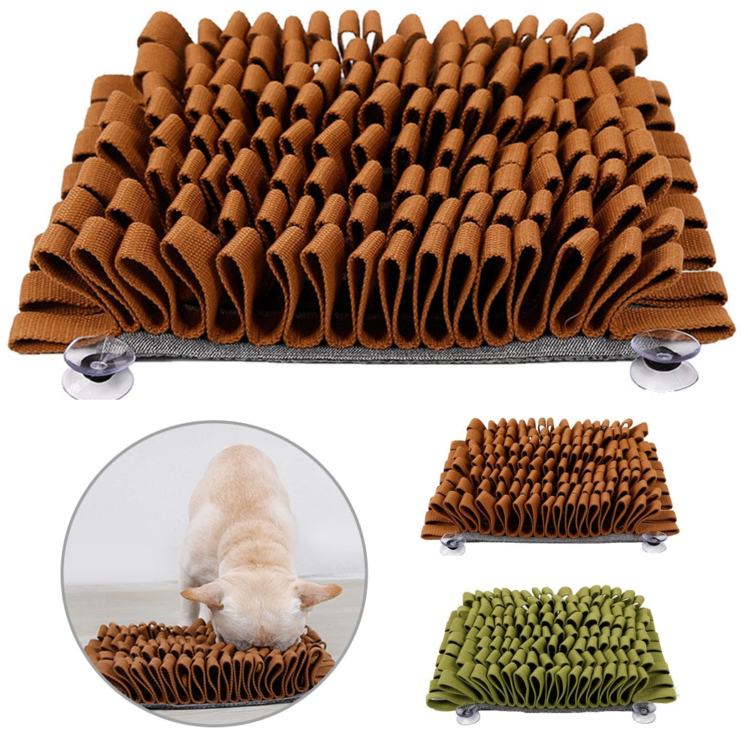Pet Snuffle Mat For Dogs,-Paw Print Pad