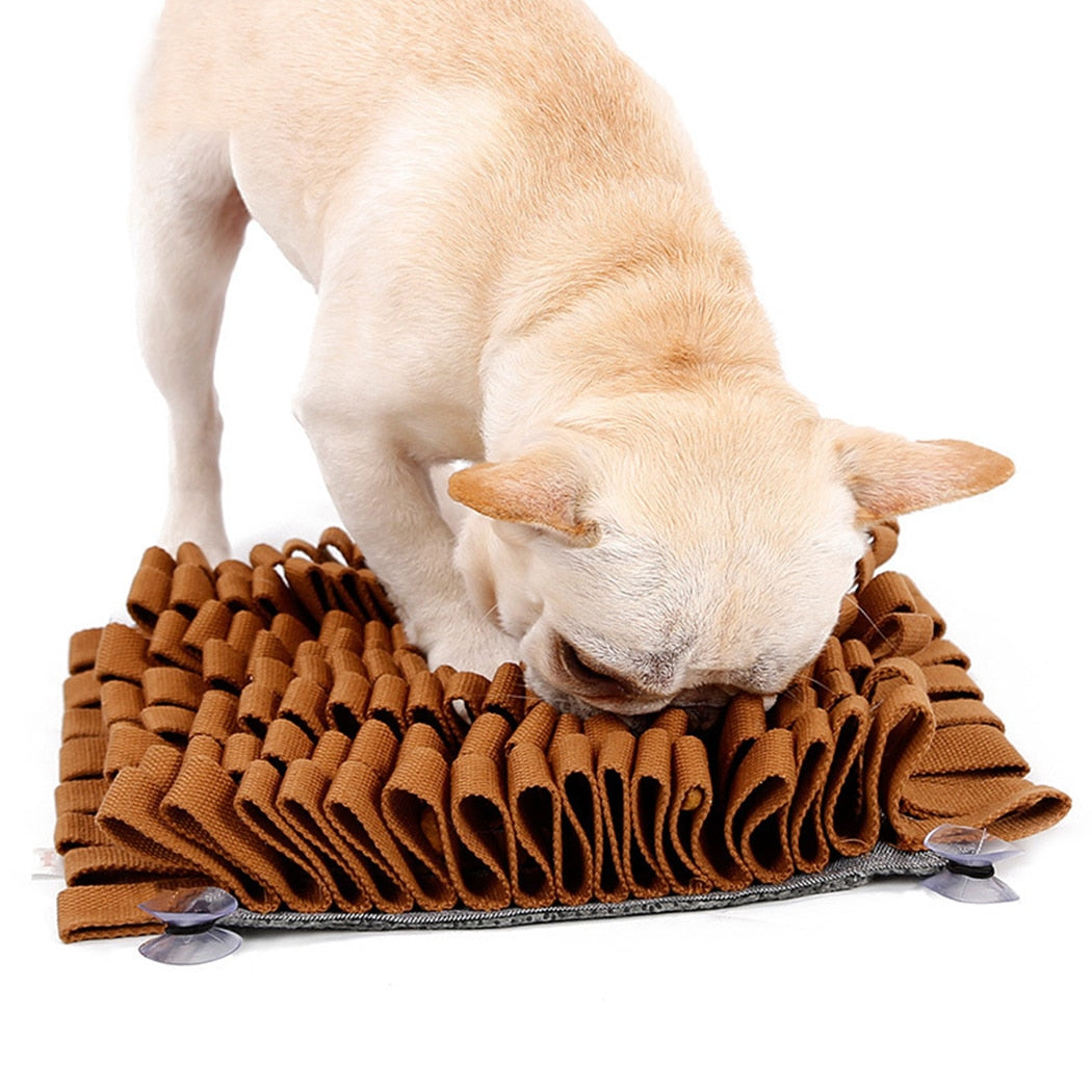 Pet Snuffle Mat For Dogs,-Paw Print Pad