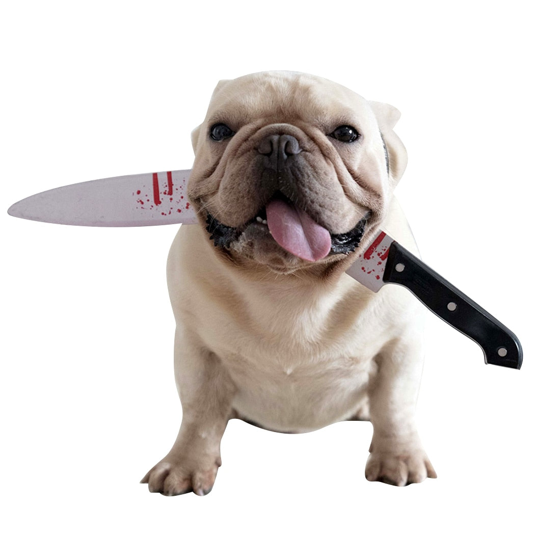 Dress Up Halloween Headband For Dog-Paw Print Pad