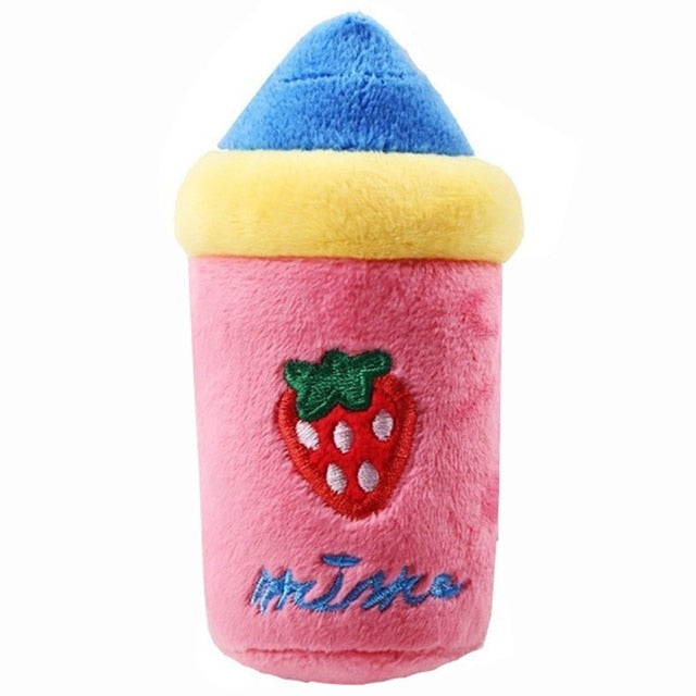 Squeaky Plush Toys For Dogs-Paw Print Pad