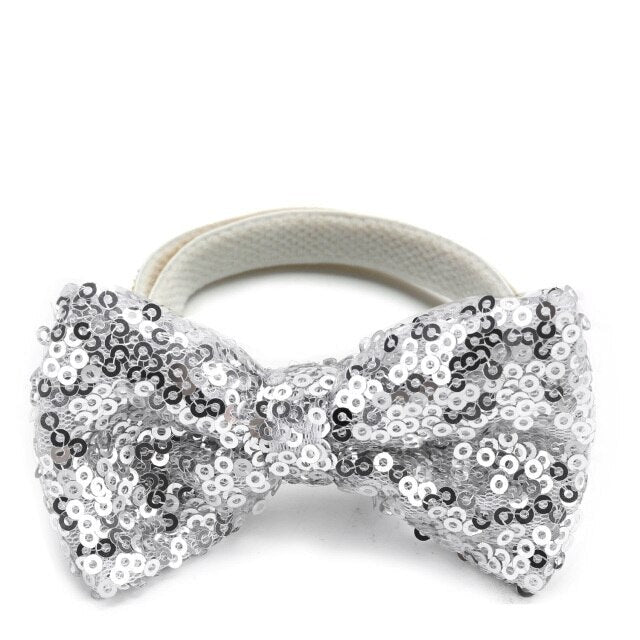Cute Sequin Bowtie Collar For Cats-Paw Print Pad