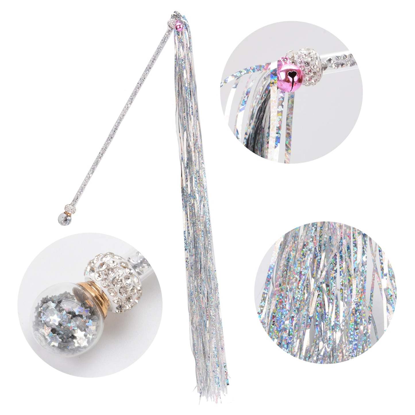 Teaser Tassel Toy For Cats-Paw Print Pad