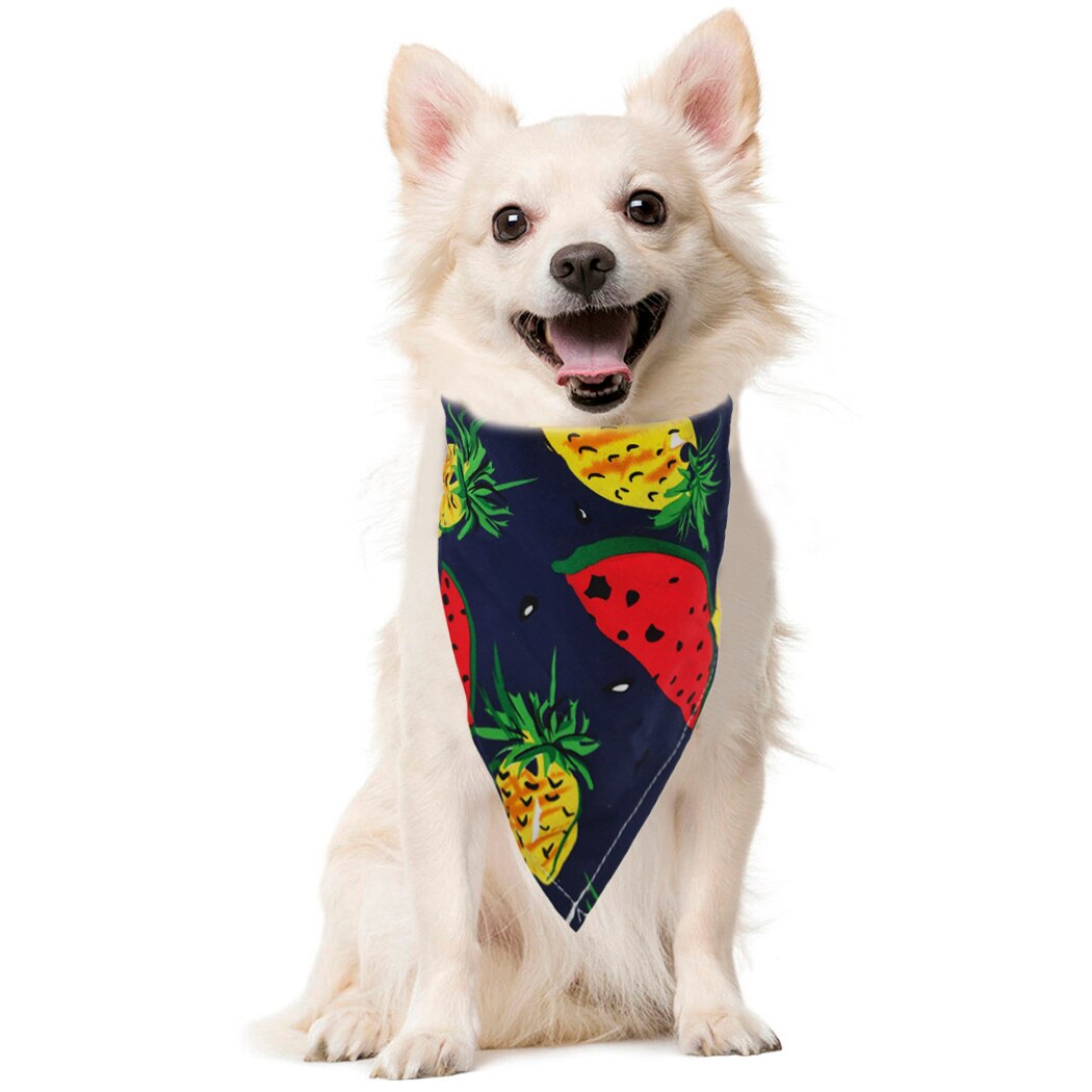 Fun Printed Bandana For Dogs-Paw Print Pad