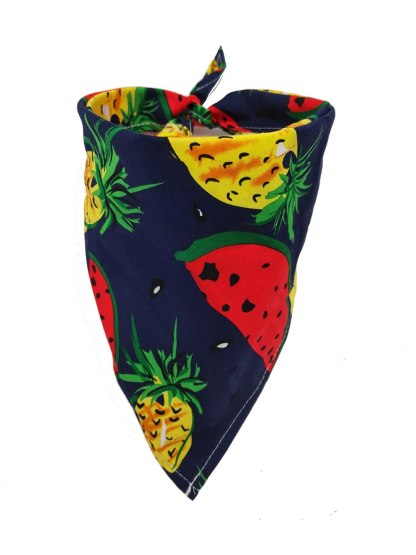 Fun Printed Bandana For Dogs-Paw Print Pad