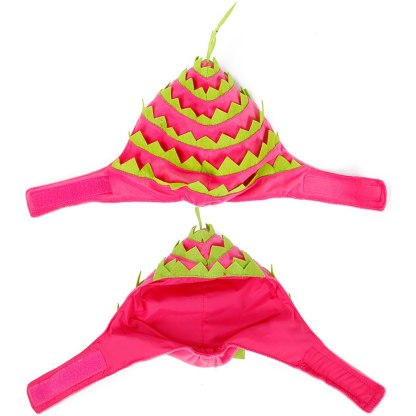 Dragon Fruit-Shaped Hat For Cats-Paw Print Pad