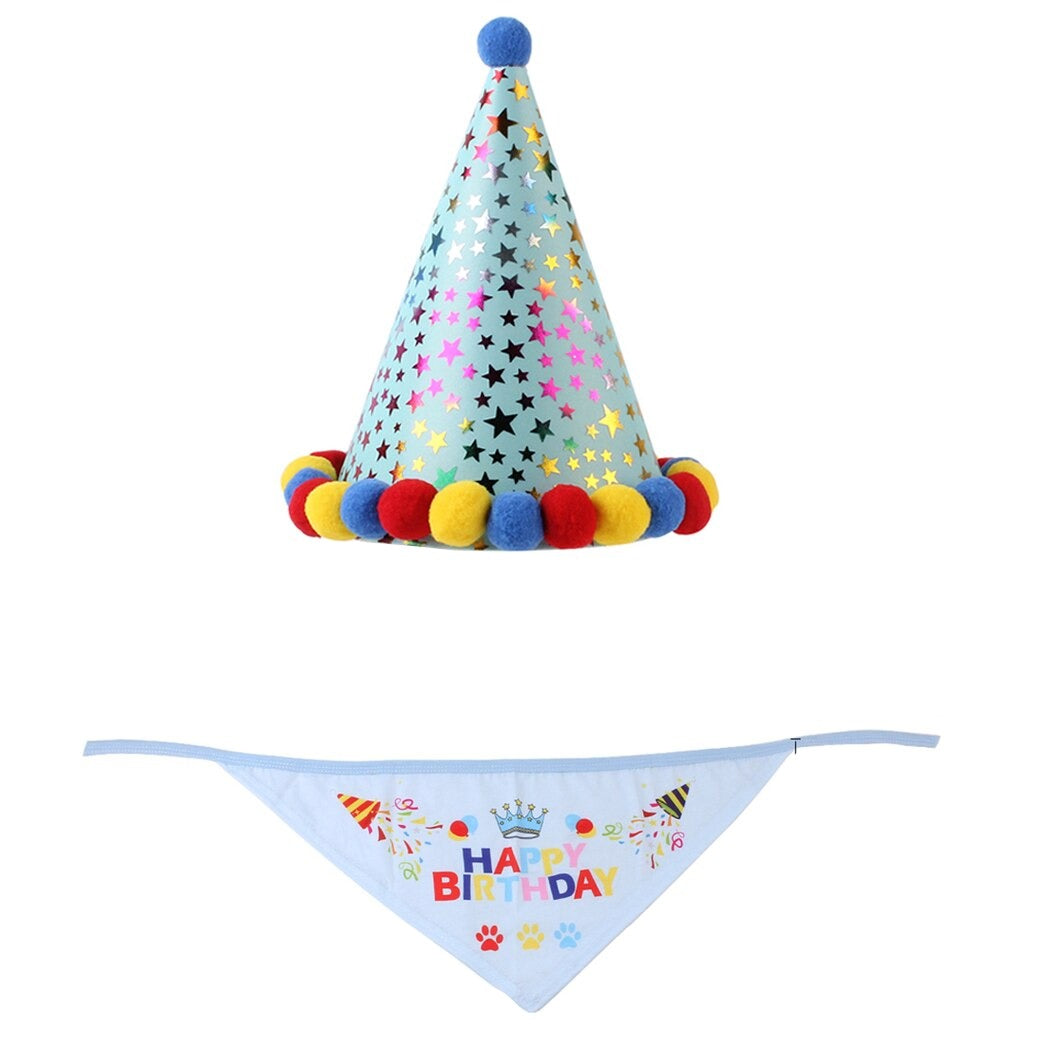 Birthday Set For Dogs-Paw Print Pad