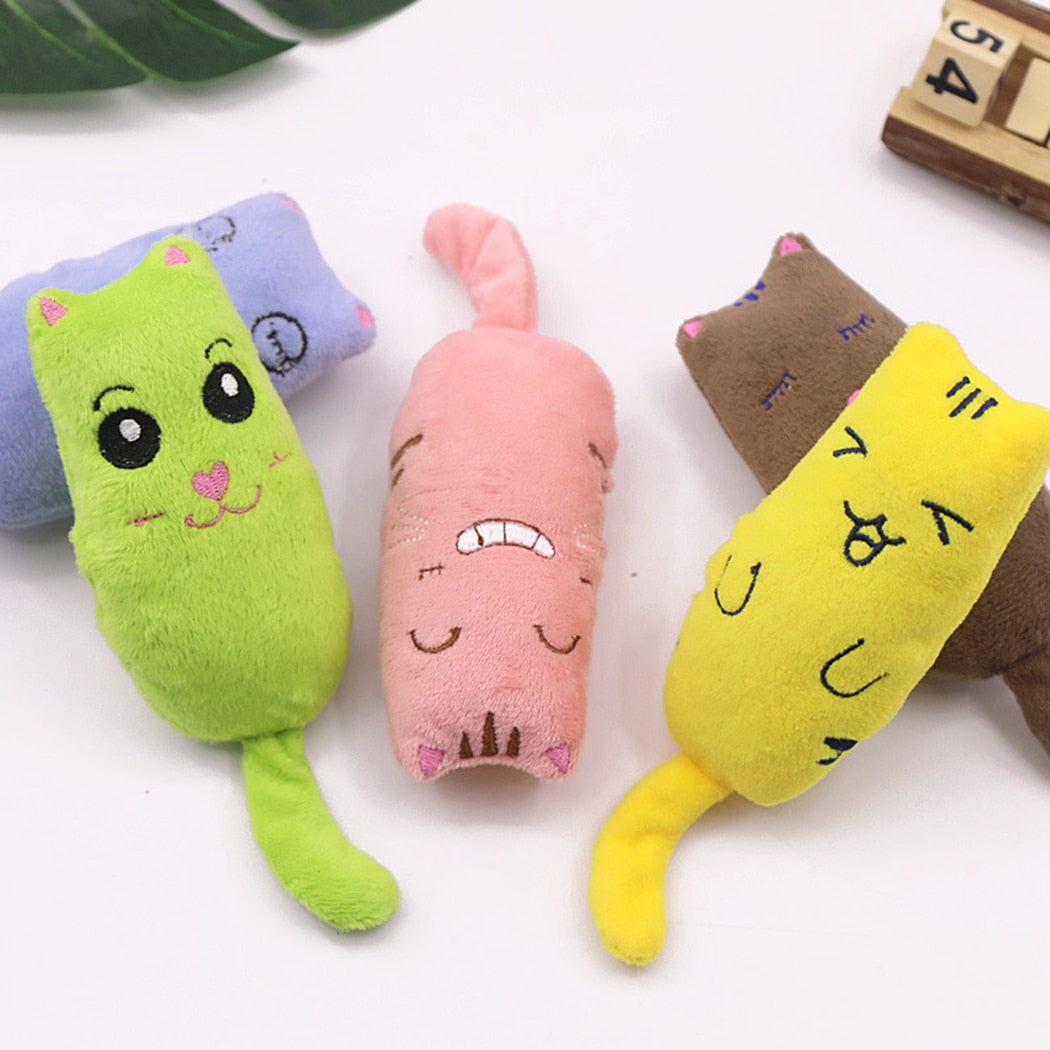 Plush Catnip Toys For Cat-Paw Print Pad
