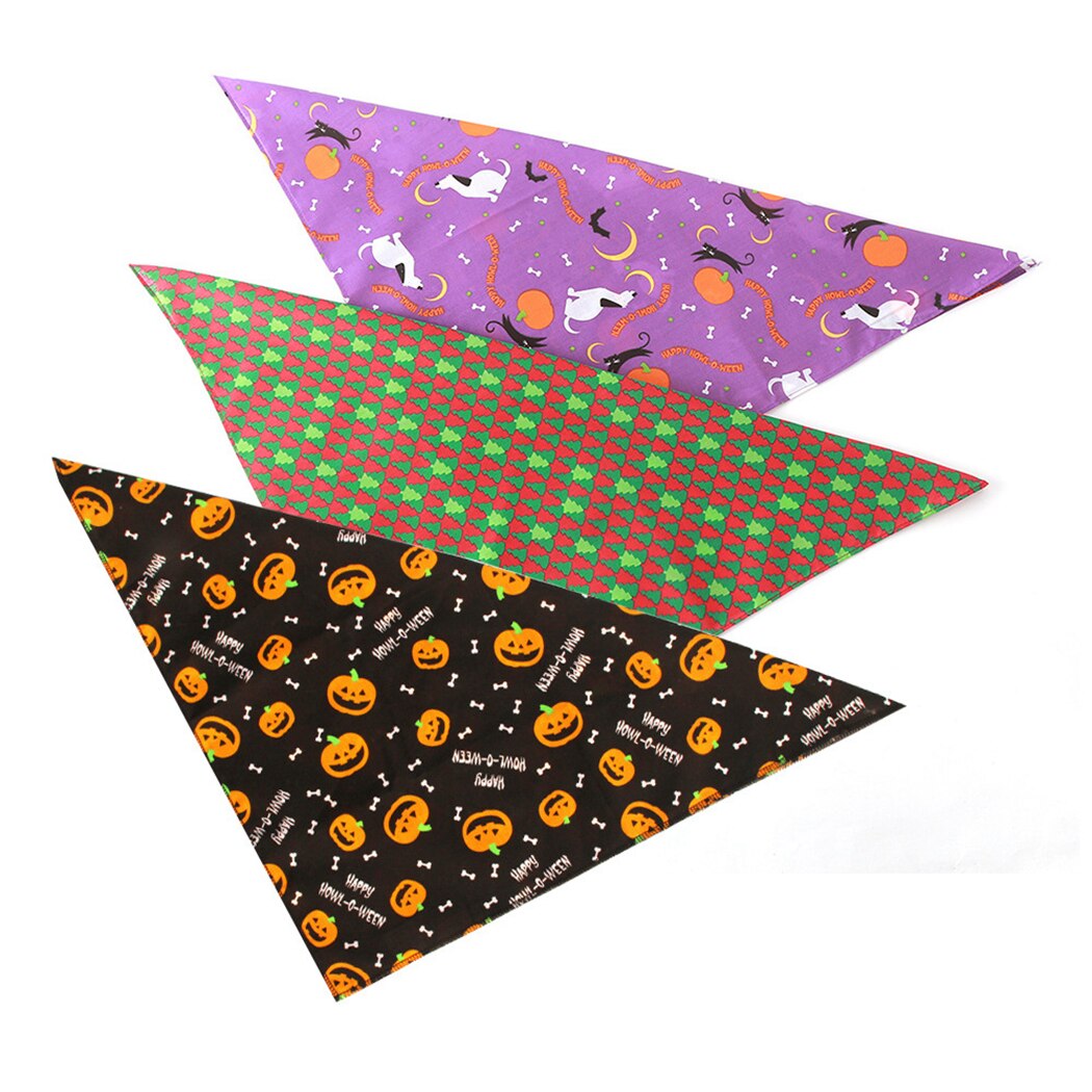Halloween Themed Bandanas For Dogs-Paw Print Pad