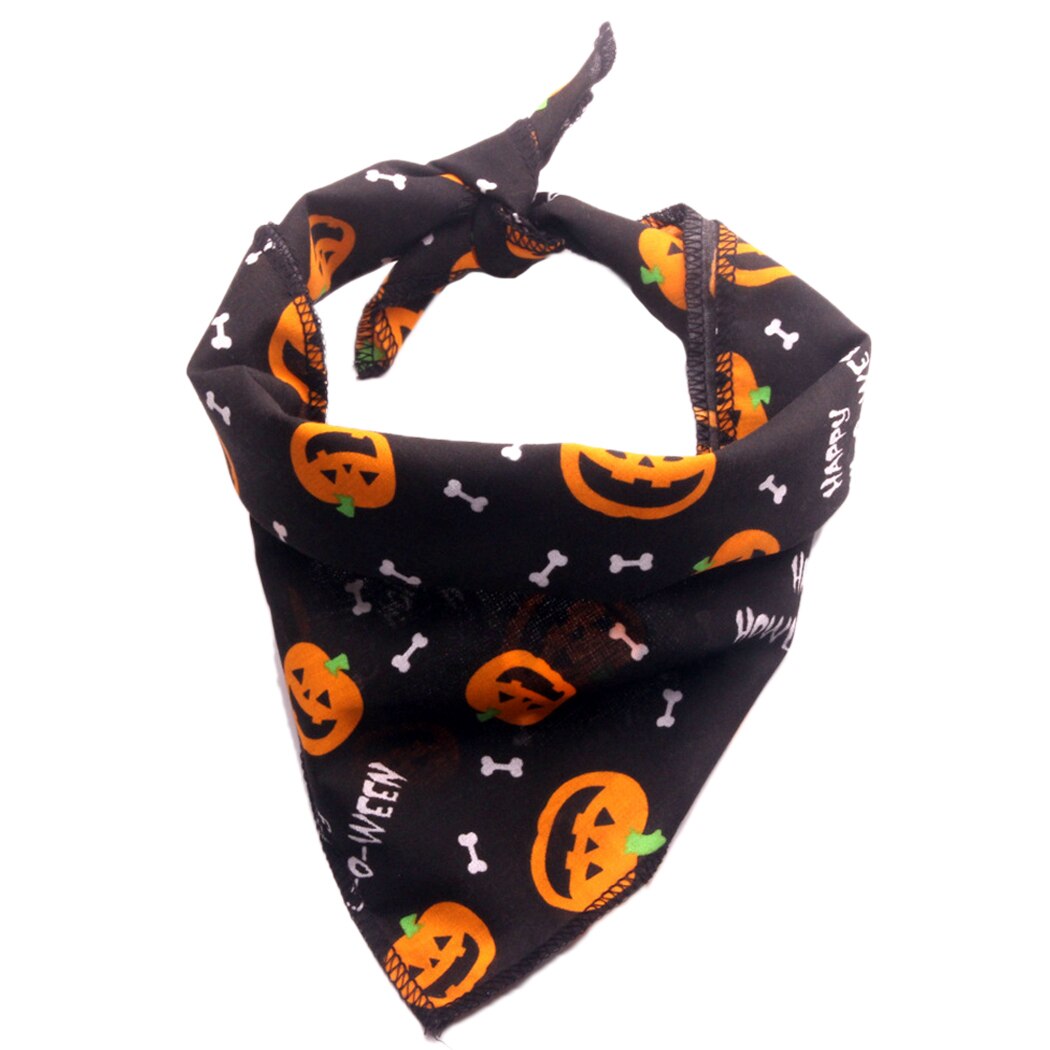 Halloween Bandana For Dog-Paw Print Pad