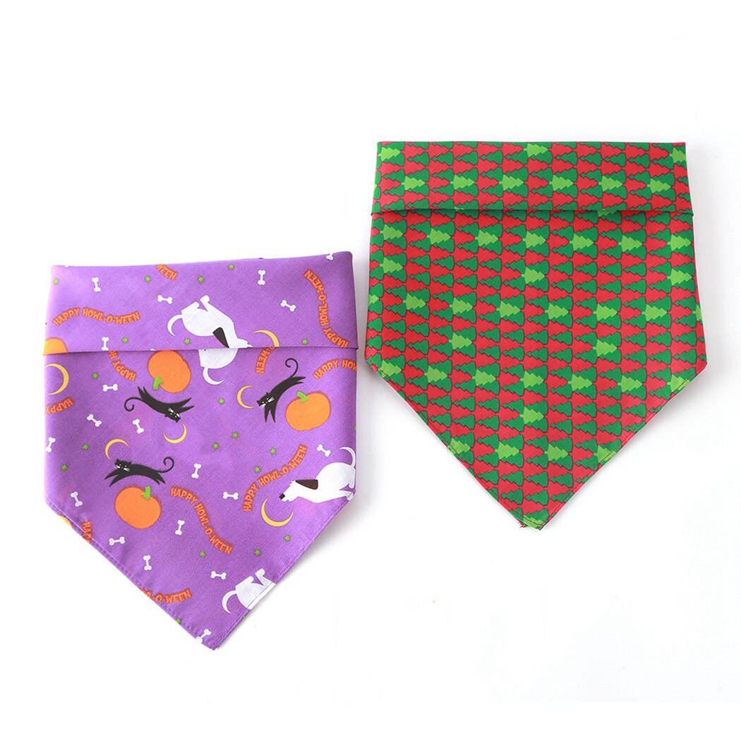 Halloween Bandana For Dog-Paw Print Pad