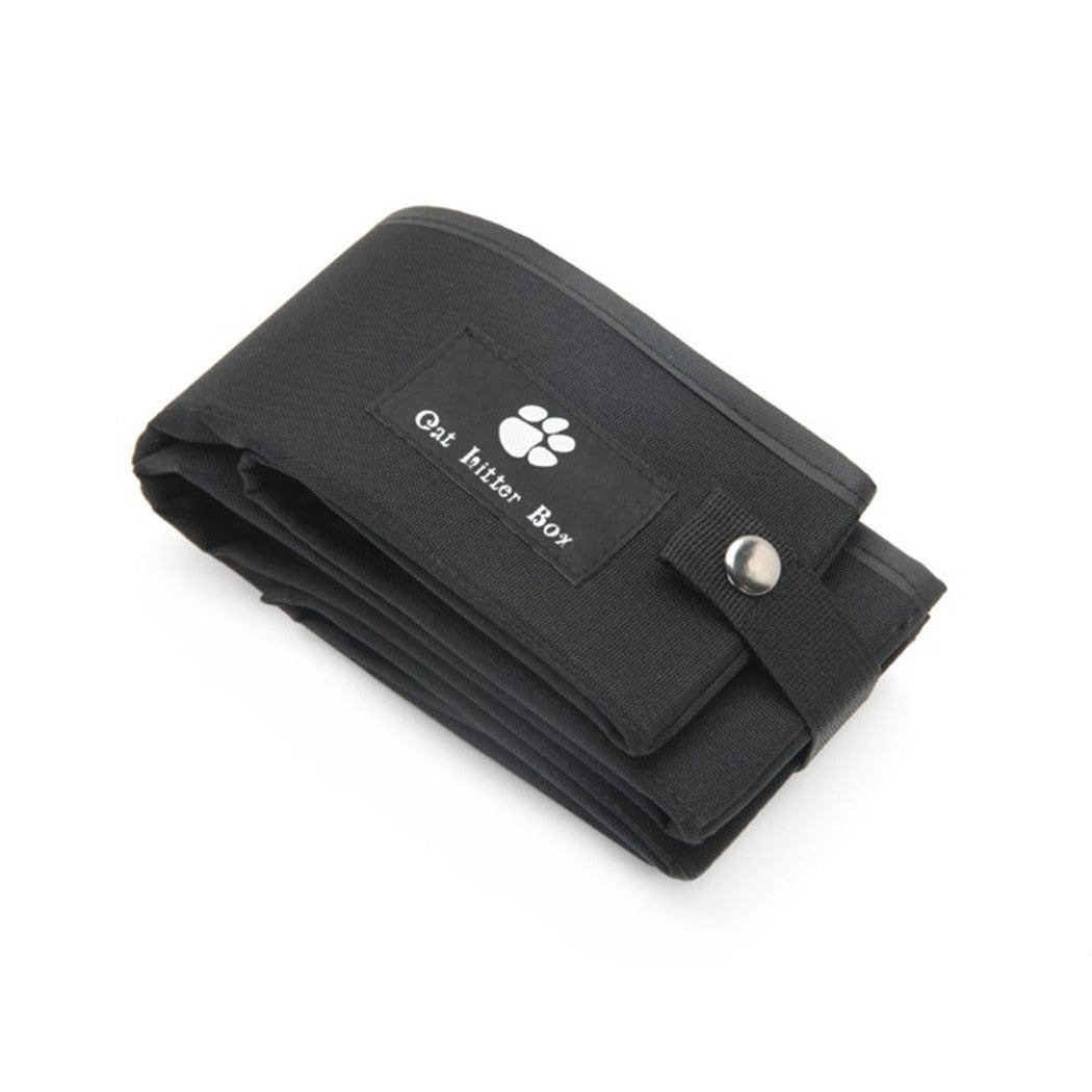 Cloth Litter Box For Cats-Paw Print Pad