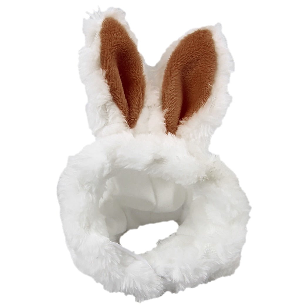Cute Rabbit Ear Costume For Dogs-Paw Print Pad