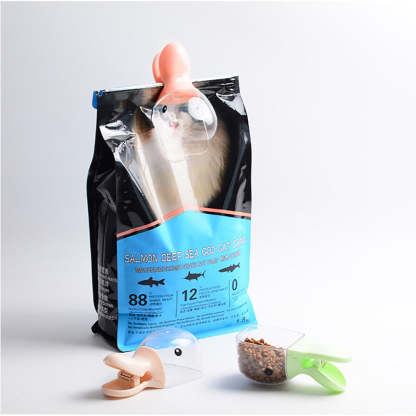 Cat Food Scooper-Paw Print Pad