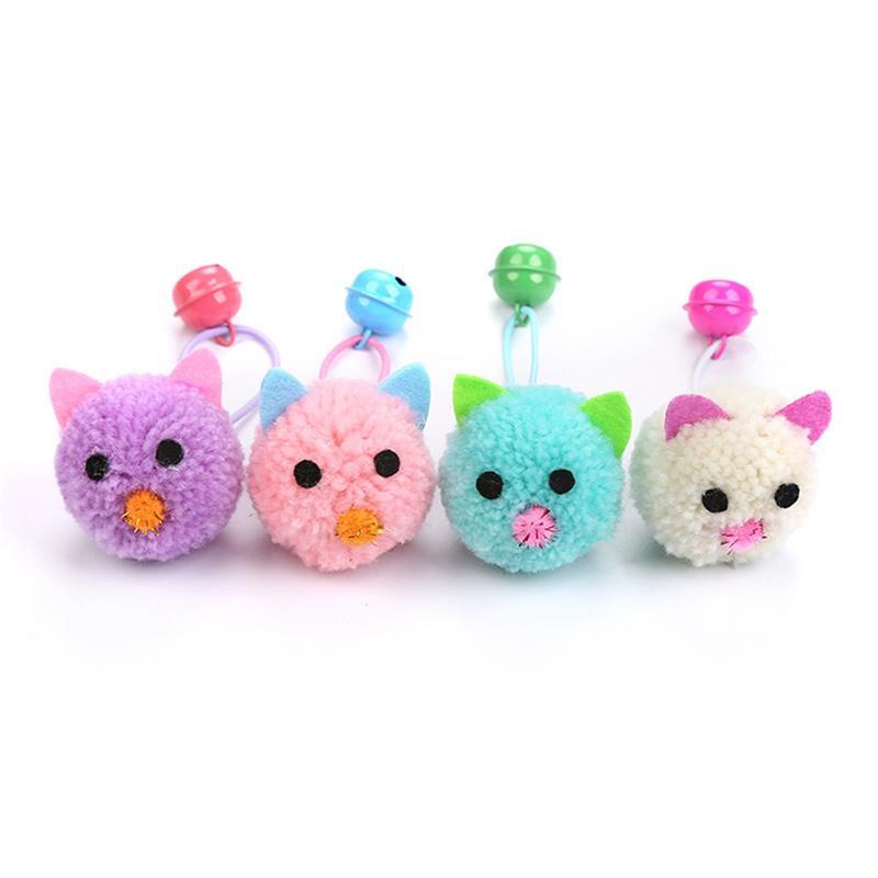 4pcs Mice-Shaped Toys For Cats-Paw Print Pad