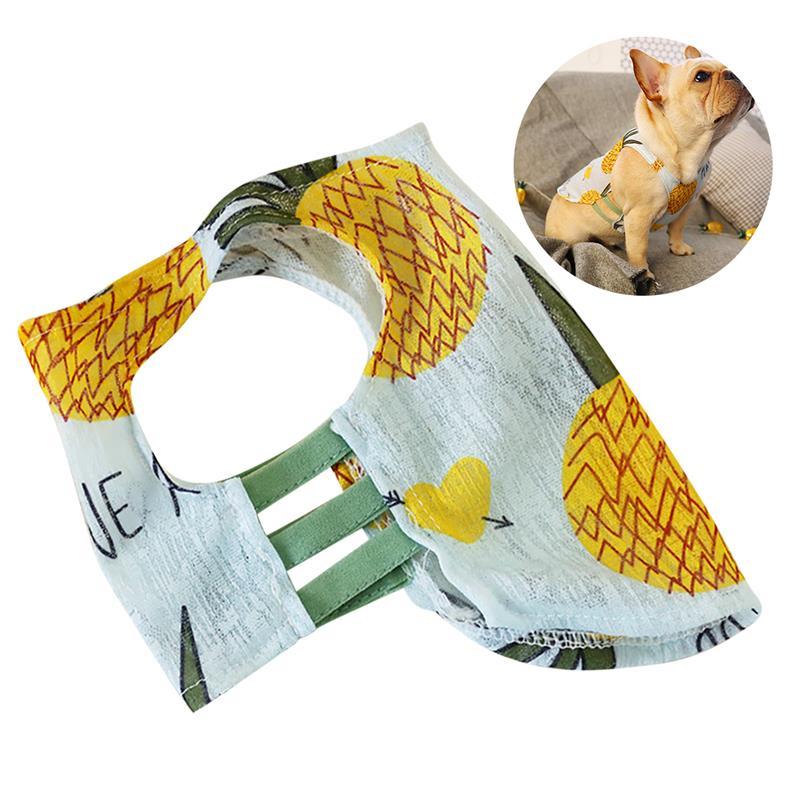 Hawaiian Dog Vest-Paw Print Pad