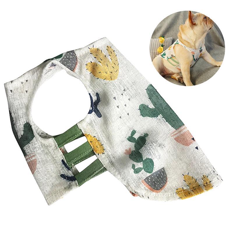 Hawaiian Dog Vest-Paw Print Pad