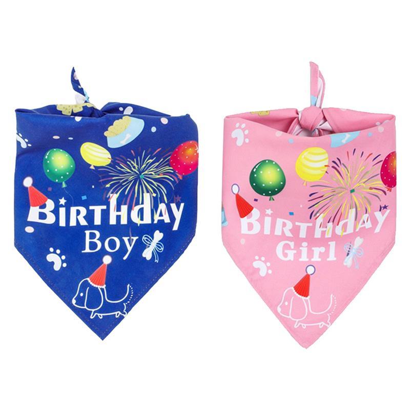 Birthday Bandana For Dog-Paw Print Pad