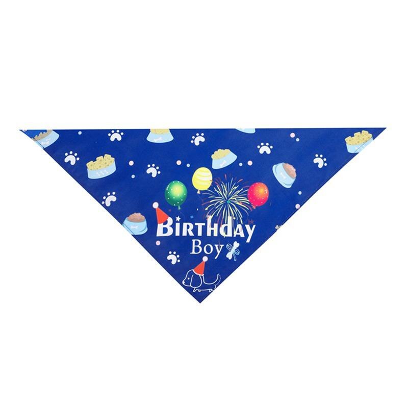 Birthday Bandana For Dog-Paw Print Pad