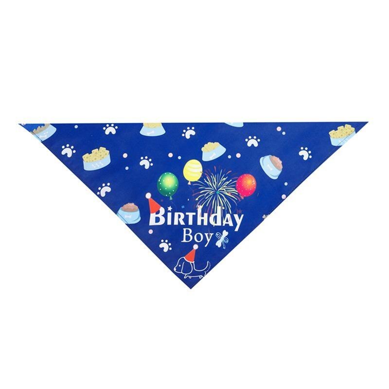 Birthday Bandana For Dog-Paw Print Pad