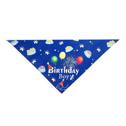 Birthday Bandana For Dog-Paw Print Pad