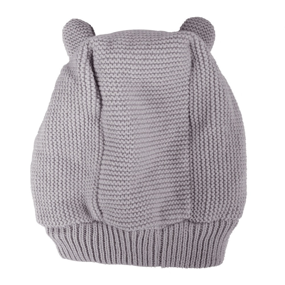 Knitted Hat For Dogs-Paw Print Pad