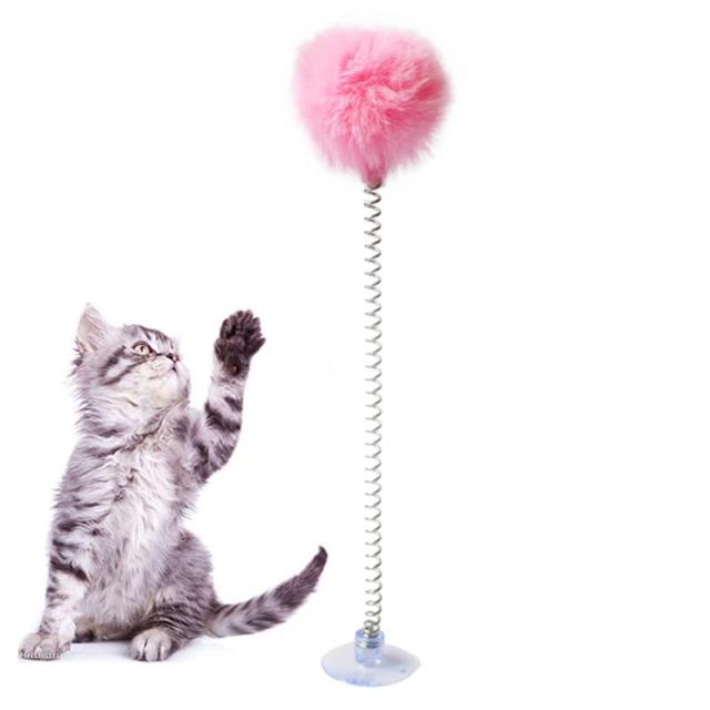 Feather Toy With Bell For Cats-Paw Print Pad