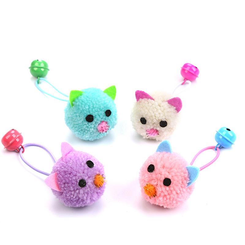 4pcs Mice-Shaped Toys For Cats-Paw Print Pad